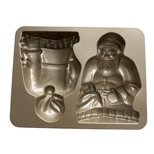 William-Sonoma SANTA CLAUSE 3-D Mold Pan Odin 10 Cup Nordic Ware Vintage